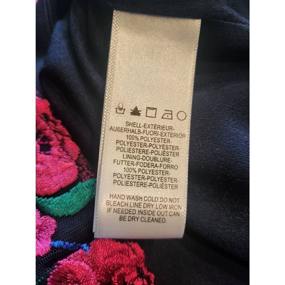 NWT Dress the Population Dress Women's XS Multicolor Aurora Plunge Bodycon Midi - Picture 6 of 9